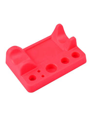 Red Silicone Ink Caps and Dermograph Holder Square