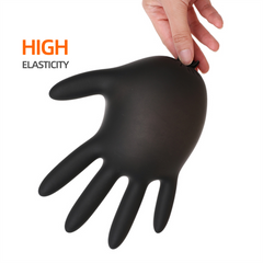Black Nitrile Disposable Gloves