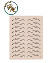 Eyebrow Practice Skins Black Lines