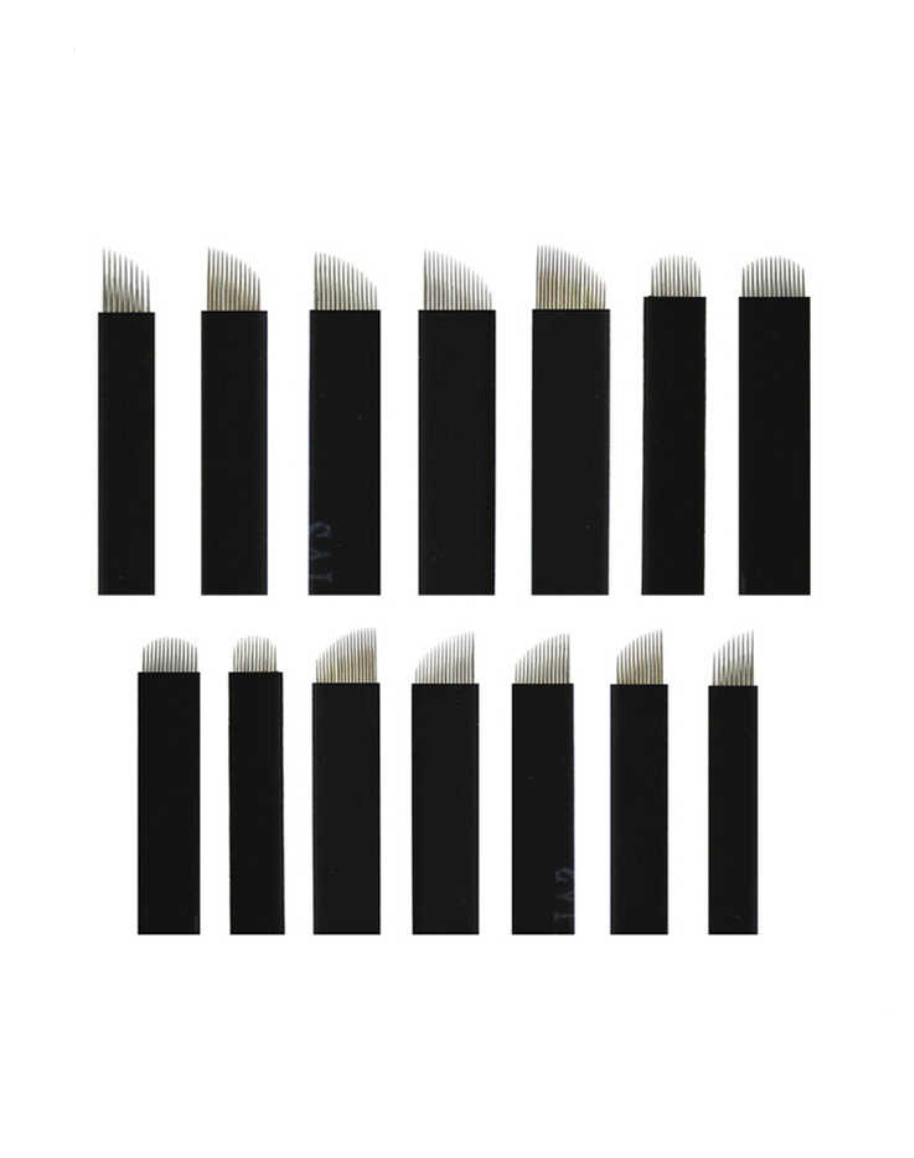 50pcs Black Microblading Needles
