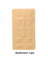 Practice Latex Eyebrows and Lips Skin
