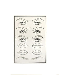 Practice Skin Eye Eyebrow Lips