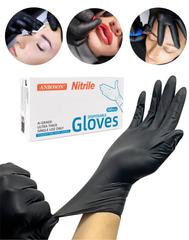 Black Nitrile Disposable Gloves